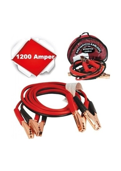 Akü Takviye Kablosu 1200 Amper