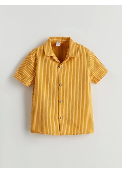 Lcw Kids Sarı Çizgili Erkek Çocuk Gömlek ve Pantolon 2'li fiyatları