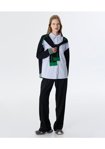 Çift Parça Görünümlü Kumaş Mıx Triko TW6250050195002 fiyatları