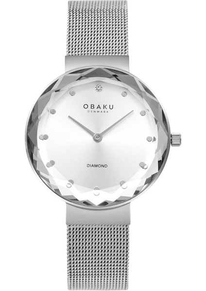 V300LXCIMC Quartz Çelik Gri Safir Cam 32 mm Kadın Kol Saati