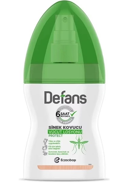 Defans Sinek Kovucu Vücut Losyonu Protect 100 ml