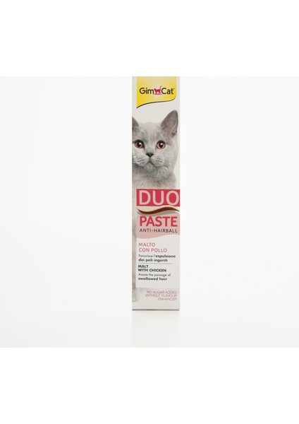 Duo Paste Tavuklu Tüy Yumağı Önleyici Kedi Macunu – 50 G fiyatları