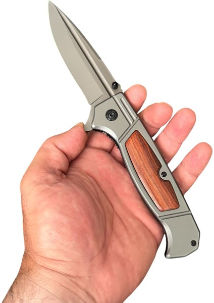 Ahşap Detaylı Ultra Keskin Çelik Çakı indirimleri