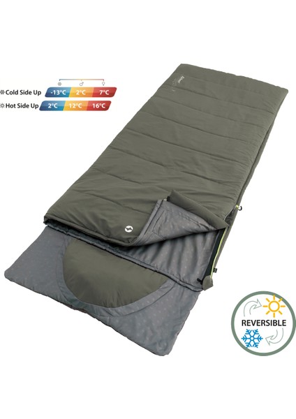 Contour Yazlık & Kışlık Taraflı -13°c Uyku Tulumu Dark Olive Sol indirimleri
