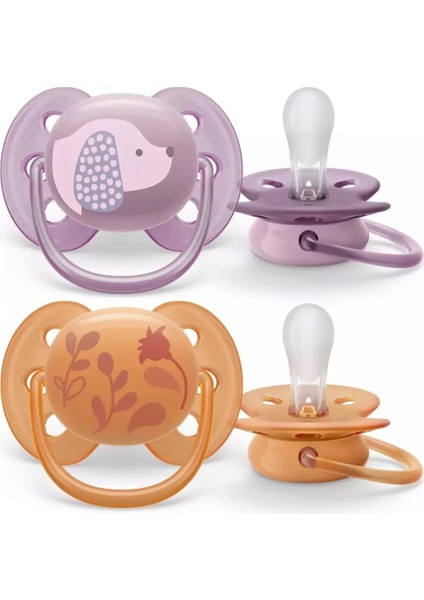 Philips Avent Ultra Soft Yumuşak 2li Emzik 6-18 Ay - SCF091/18