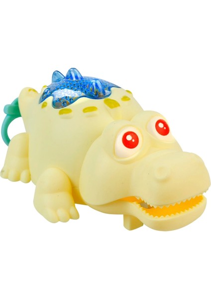 Cosby Kurmalı Işıklı Neşeli Timsah - Sarı