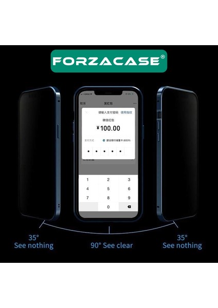 Samsung Galaxy A06 Için Privacy Hayalet Tam Kaplar Cam Ekran Koruyucu - FC292 fiyatları