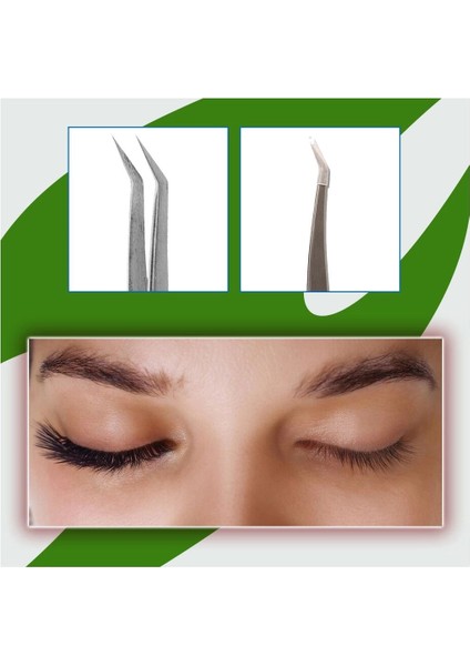 Ipek Kirpik Takma Şekillendirme ve Düzeltme Cımbızı 856 modelleri