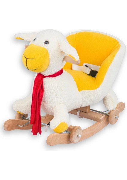 Tekerlekli ve Sallanan Peluş Kuzu Oyuncak modelleri