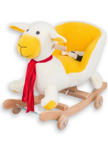 Tekerlekli ve Sallanan Peluş Kuzu Oyuncak fırsatları