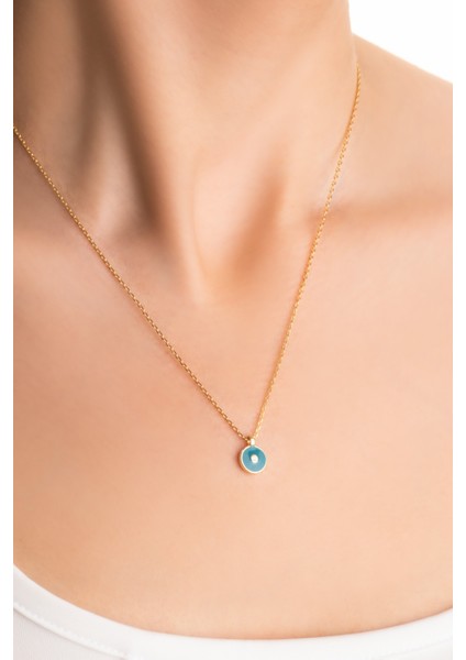 Minimal 18 Ayar Sarı Altın Kaplama 45 cm Gümüş Kolye fiyatları