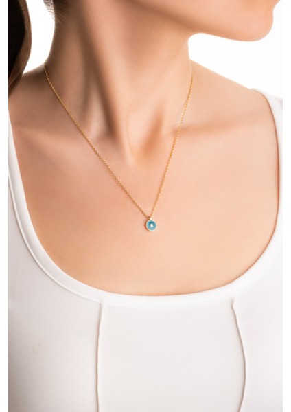 Minimal 18 Ayar Sarı Altın Kaplama 45 cm Gümüş Kolye fırsatları