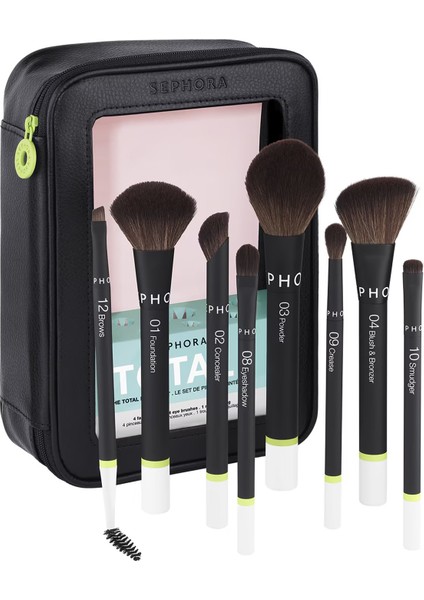 Komple Fırça Seti - Sezgisel Uygulama, Kusursuz Sonuç 8 Adet