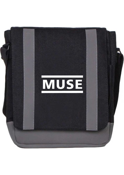 Heybe Çanta Muse Logo Siyah Renk