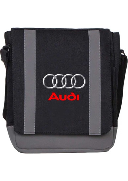 Heybe Çanta Audi Logo Siyah Renk