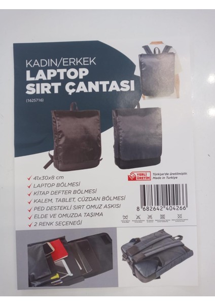ÇOK FONKSİYONLU UNISEX LEPTOP ÇANTA