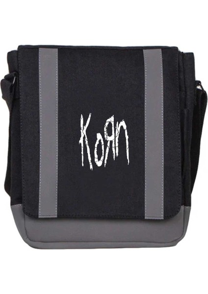 Heybe Çanta Korn Logo Siyah Renk