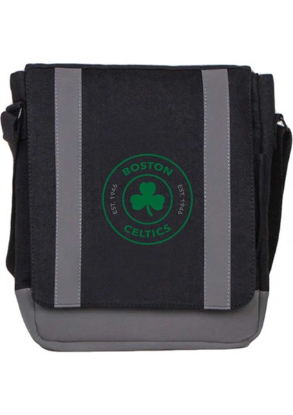 Heybe Çanta Boston Celtics Logo Siyah Renk