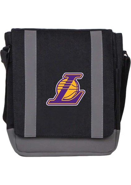Heybe Çanta Los Angeles Lakrs Logo Siyah Renk