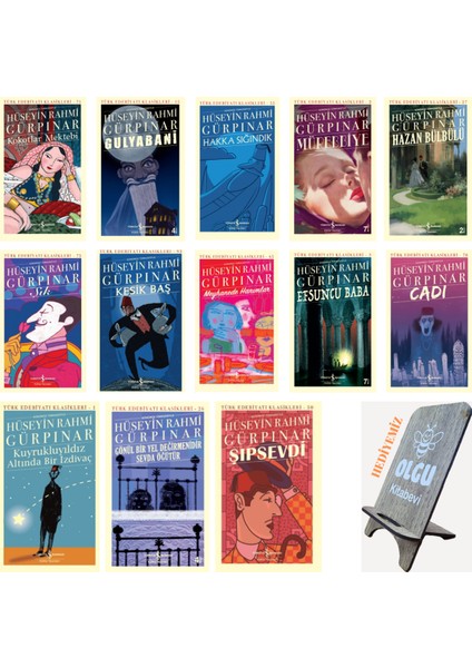 Hüseyin Rahmi Gürpınar Tam Set 13 Kitap Günümüz Türkçesi / Şıpsevdi - Şık - Mürebbiye - Gulyabani