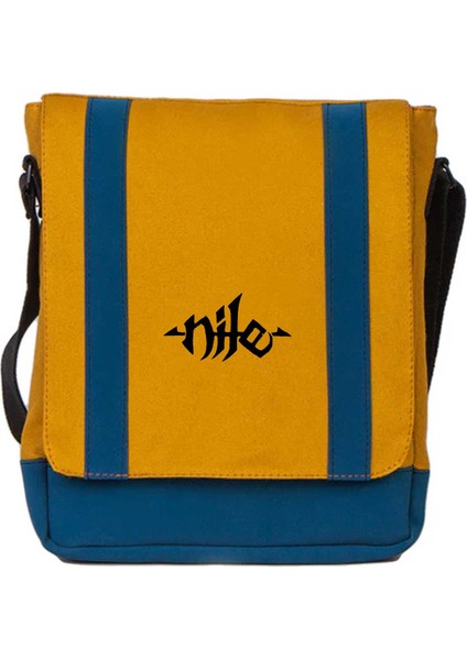 Heybe Çanta Nile Logo Sarı Renk