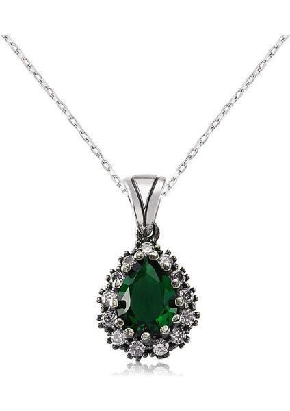 925 Ayar Gümüş Hürrem Sultan Kadın Gümüş Kolye ST0470525P (491491)