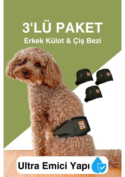 Erkek Köpekler Için Çiş Bezi & Erkek Köpek Külot Renkleri