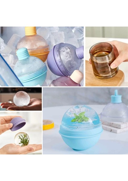 Hunili Altı Silikon Kolay Çıkabilen Büyük Boy Küre Buzluk (4604) fırsatları