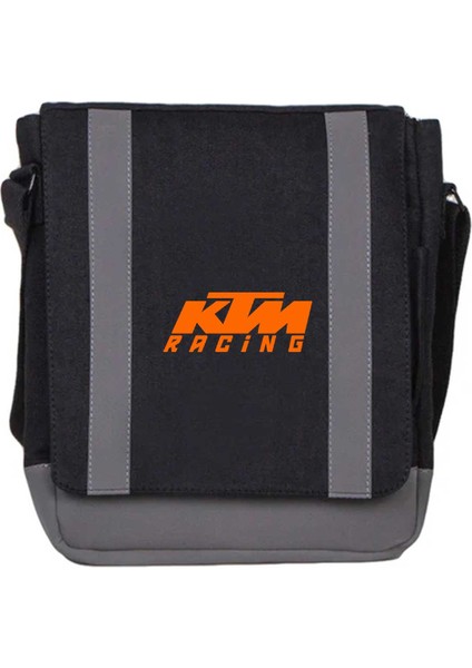 Heybe Çanta Ktm Racing Orange Logo Siyah Renk
