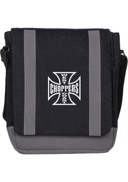Heybe Çanta West Coast Choppers Logo Siyah Renk