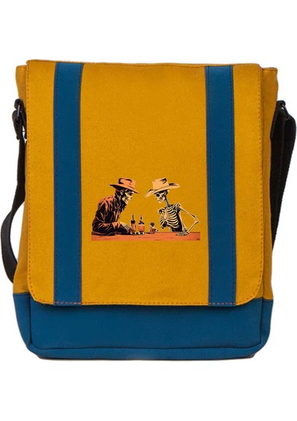 Heybe Çanta Skelton Cowboy Bar Sarı Renk