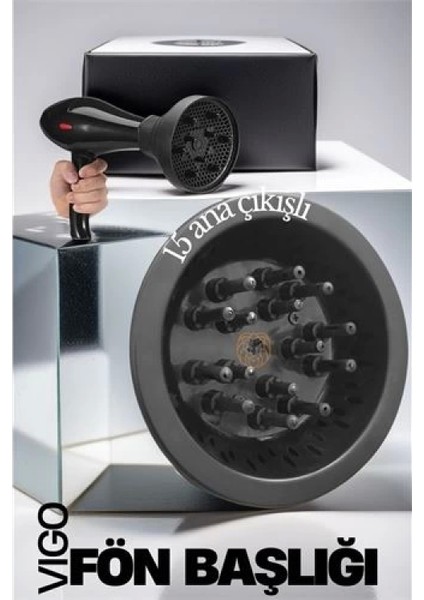 Profesyonel Fön İçin Difüzör Vigo Başlık 719410 fiyatları