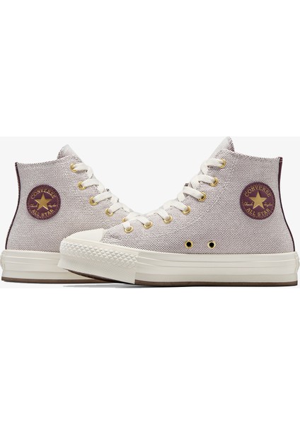 Chuck Taylor All Star Eva Lift Kadın Bordo Sneaker A12615C.239