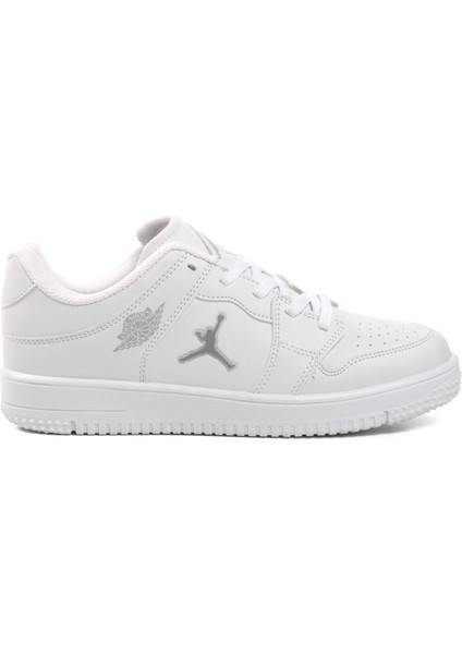 Beyaz Bağcıklı Erkek Çocuk Sneaker