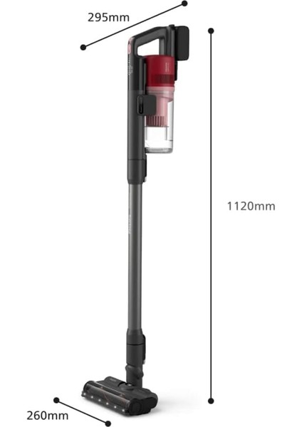 XC6552/01 Kablosuz Dikey Süpürge 6000 Serisi +Azur 7500 Serisi 3200 W Buharlı Ütü Hediye