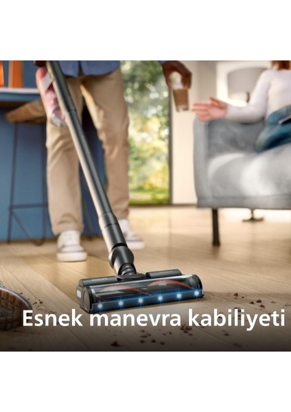 XC6552/01 Kablosuz Dikey Süpürge 6000 Serisi +Azur 7500 Serisi 3200 W Buharlı Ütü Hediye