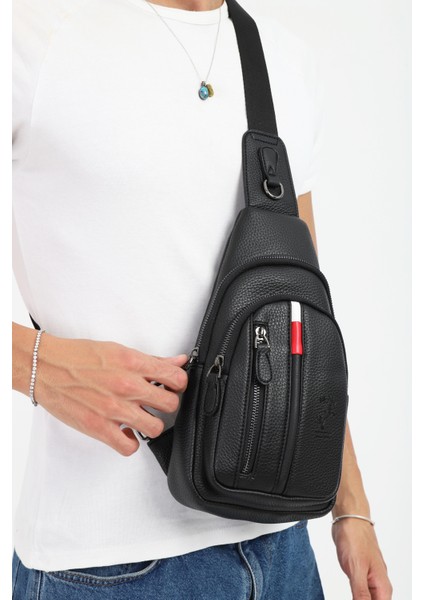 Erkek Siyah Çapraz Askılı Omuz Çantası Çapraz Çanta fırsatları