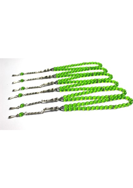 Oniks Taşı 6’lı Cam Tesbih Seti - Hediyelik Aksesuar & Bujiteri & Yeşil fiyatları