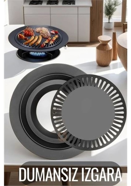 Engithalat Kokusuz Dumansız Izgara Su Hazneli Ocak Üstü Grill