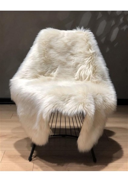 Puffin Kuzu Post Kemik Üst Kalite Yıkanabilir Yumuşak Dokulu Peluş Halı