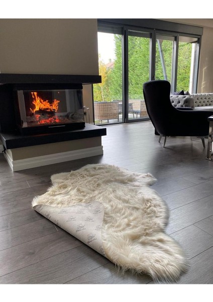 Puffin Kuzu Post Kemik Üst Kalite Yıkanabilir Yumuşak Dokulu Peluş Halı fırsatları