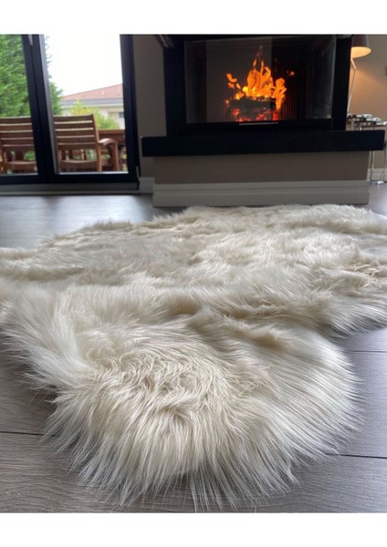 Puffin Kuzu Post Kemik Üst Kalite Yıkanabilir Yumuşak Dokulu Peluş Halı indirimleri