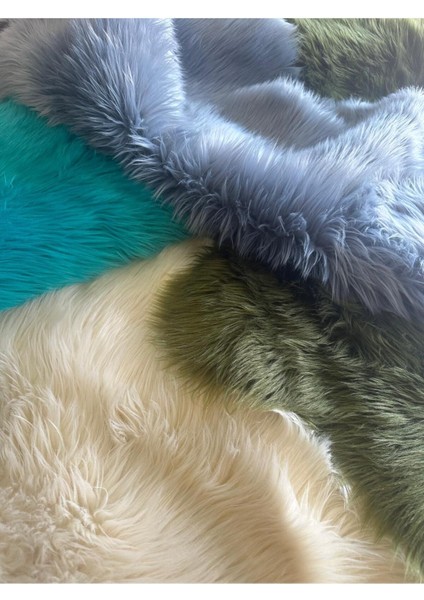 Puffin Kuzu Post Kemik Üst Kalite Yıkanabilir Yumuşak Dokulu Peluş Halı