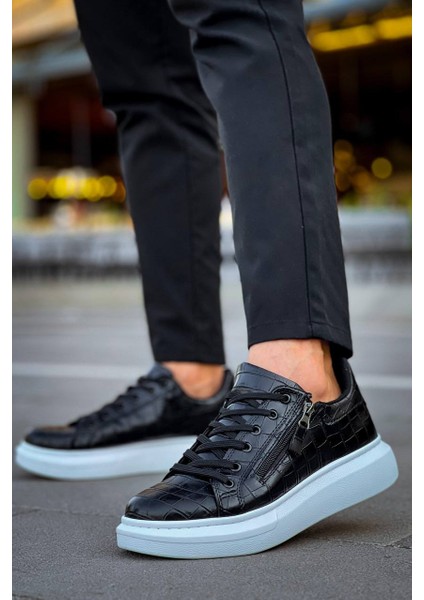 KB-309 Siyah Fermuar ve Bağcıklı Günlük Erkek Ayakkabı fiyatları