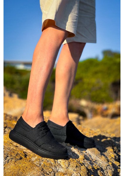 KB-042 Bağcıklı Kömür Günlük Erkek Ayakkabı