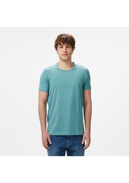 Erkek Yeşil Regular Fit T-Shirt V55009T.33T