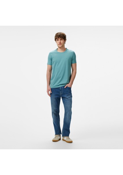 Erkek Yeşil Regular Fit T-Shirt V55009T.33T modelleri