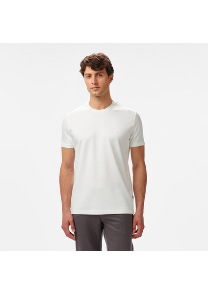 Erkek Krem Classic Fit T-Shirt V55270T.1MA