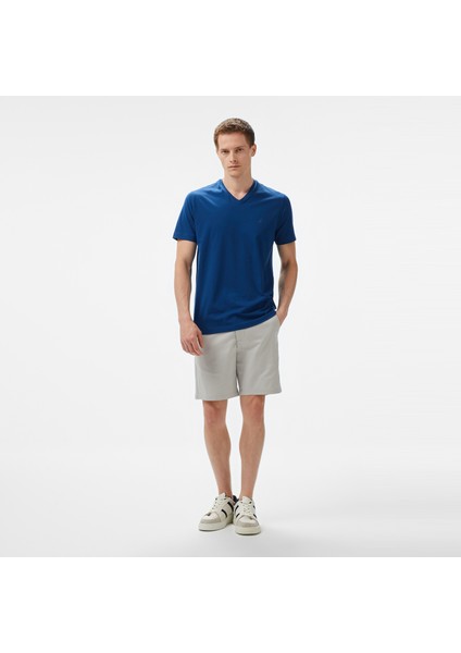 Erkek Mavi Regular Fit T-Shirt V55013T.4ES fiyatları