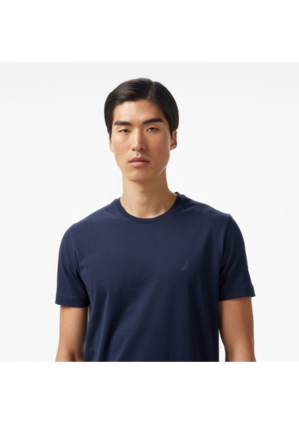 Erkek Lacivert Regular Fit T-Shirt V55276T.4NV fırsatları